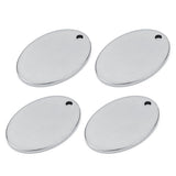 Maxbell 20 Pieces Mixed Metal Flat Circle Blank Coin Stamping Charms Tag Pendants