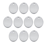 Maxbell 20 Pieces Mixed Metal Flat Circle Blank Coin Stamping Charms Tag Pendants