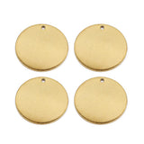 Maxbell 20 Pieces Mixed Metal Flat Circle Blank Coin Stamping Charms Tag Pendants