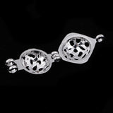 1 Piece Pearl Beads Cage Charms Locket Pendant Settings for DIY Necklace #2