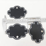 Maxbell 10 Pieces 80x58mm Gift Tags Wood Cloud Shapes Signs with String Wedding Craft Hang Tags Mini Hanging Wooden Blackboard Valentine's Day Gift Party Supplies - Aladdin Shoppers