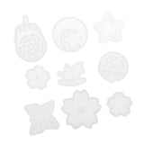 Maxbell 1set of 9 shapes Silicone Diamond Pendants Mold DIY Jewelry Resin Moulds Epoxy Molding Tool - Aladdin Shoppers