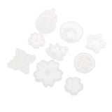 Maxbell 1set of 9 shapes Silicone Diamond Pendants Mold DIY Jewelry Resin Moulds Epoxy Molding Tool - Aladdin Shoppers