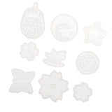 Maxbell 1set of 9 shapes Silicone Diamond Pendants Mold DIY Jewelry Resin Moulds Epoxy Molding Tool - Aladdin Shoppers