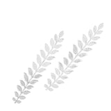 Maxbell 20 Pieces Long Leaf Branch Shape Jewelry Making Findings 120mm Silver/Golden