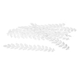 Maxbell 20 Pieces Long Leaf Branch Shape Jewelry Making Findings 120mm Silver/Golden