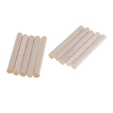 Maxbell 30Pieces Balsa Wood Round Sticks 11mm Diameter for Woodworking Supply Crafts
