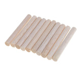 Maxbell 30Pieces Balsa Wood Round Sticks 11mm Diameter for Woodworking Supply Crafts
