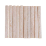 Maxbell 30Pieces Balsa Wood Round Sticks 11mm Diameter for Woodworking Supply Crafts