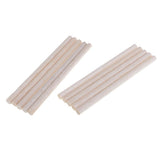 Maxbell 30Pieces Balsa Wood Round Sticks 11mm Diameter for Woodworking Supply Crafts