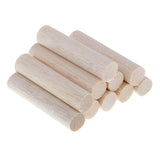 Maxbell 30Pieces Balsa Wood Round Sticks 11mm Diameter for Woodworking Supply Crafts