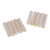 Maxbell 30Pieces Balsa Wood Round Sticks 11mm Diameter for Woodworking Supply Crafts