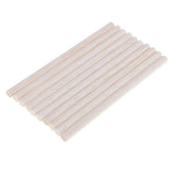 Maxbell 40 Pieces 4 Sizes Balsa Wood Unfinished Wood Round Stick Dowel Rod DIY Craft