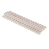 Maxbell 40 Pieces 4 Sizes Balsa Wood Unfinished Wood Round Stick Dowel Rod DIY Craft