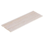 Maxbell 40 Pieces 4 Sizes Balsa Wood Unfinished Wood Round Stick Dowel Rod DIY Craft