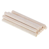 Maxbell 40 Pieces 4 Sizes Balsa Wood Unfinished Wood Round Stick Dowel Rod DIY Craft