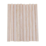 Maxbell 40 Pieces 4 Sizes Balsa Wood Unfinished Wood Round Stick Dowel Rod DIY Craft