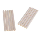Maxbell 40 Pieces 4 Sizes Balsa Wood Unfinished Wood Round Stick Dowel Rod DIY Craft