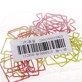 Maxbell 20 Pieces Multicolor Metal Christmas Gift Shape Paper Clips Office Bookmarks