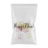 Maxbell 20 Pieces Multicolor Metal Christmas Gift Shape Paper Clips Office Bookmarks