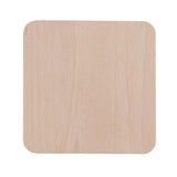 Maxbell 25 Pieces 50mm 80mm 120mm Blank Wood Square Plaque Unfinished Wooden Shapes