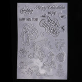 Maxbell Transparent Silicone Clear Rubber Stamps Scrapbooking Christmas Card Making