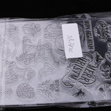 Maxbell Transparent Silicone Clear Rubber Stamps Scrapbooking Christmas Card Making