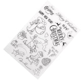 Maxbell Transparent Silicone Clear Rubber Stamps Scrapbooking Christmas Card Making