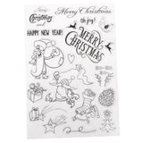Maxbell Transparent Silicone Clear Rubber Stamps Scrapbooking Christmas Card Making