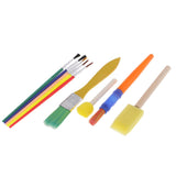 Maxbell 9 Pieces Kids Children Sponge Brushes Painting Brushes for Graffiti Doodle