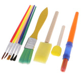 Maxbell 9 Pieces Kids Children Sponge Brushes Painting Brushes for Graffiti Doodle