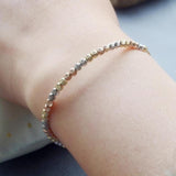 Maxbell 5 Pcs S925 Sterling Silver Spacer Loose Beads for DIY Jewelry Bracelet 5mm