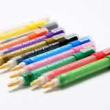 Maxbell 12 Colors Acrylic Paint Markers Pen Art Permanent Paint Marker Pens Set
