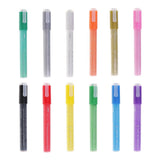 Maxbell 12 Colors Acrylic Paint Markers Pen Art Permanent Paint Marker Pens Set