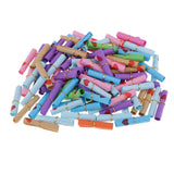 Maxbell 100 Pieces Message Wish Paper Scrolls for Wish Bottle Charms Party DIY Craft