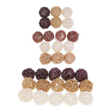 Maxbell 21 Pieces Wicker Rattan Balls Home Christmas Wedding Party Decorative Crafts
