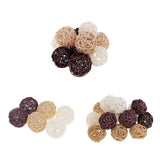 Maxbell 21 Pieces Wicker Rattan Balls Home Christmas Wedding Party Decorative Crafts