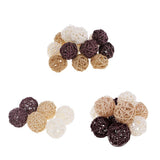 Maxbell 21 Pieces Wicker Rattan Balls Home Christmas Wedding Party Decorative Crafts
