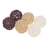 Maxbell 21 Pieces Wicker Rattan Balls Home Christmas Wedding Party Decorative Crafts