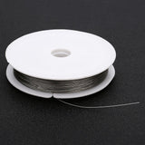 Maxbell 4 Rolls of Stainless Steel Tiger Tail Beading Wire Cord 0.35/0.38/0.45/0.5mm