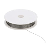 Maxbell 4 Rolls of Stainless Steel Tiger Tail Beading Wire Cord 0.35/0.38/0.45/0.5mm