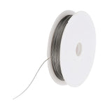 Maxbell 4 Rolls of Stainless Steel Tiger Tail Beading Wire Cord 0.35/0.38/0.45/0.5mm