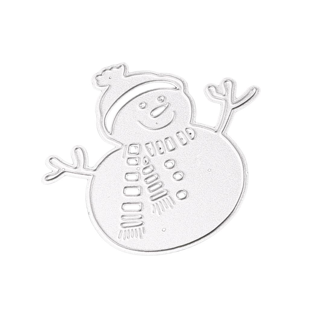 Maxbell DIY Cutting Dies Embossing Stencil Snowman Scrapbooking Card Making Gift