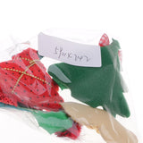 Maxbell Christmas Ribbon Bows Appliques DIY Baby Hair Bows 4pcs 40x55mm - 60x70mm