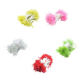 Maxbell 900 Pieces Multicolor Flower Stamens Double Buds Artificial Flower Making