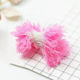 Maxbell 900 Pieces Multicolor Flower Stamens Double Buds Artificial Flower Making