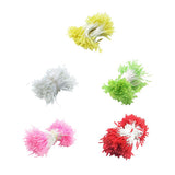 Maxbell 900 Pieces Multicolor Flower Stamens Double Buds Artificial Flower Making