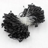 Maxbell A Bundle of 320 Pcs Artificial Matte Double Heads Flower Rose Black
