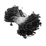 Maxbell A Bundle of 320 Pcs Artificial Matte Double Heads Flower Rose Black