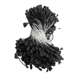 Maxbell A Bundle of 320 Pcs Artificial Matte Double Heads Flower Rose Black